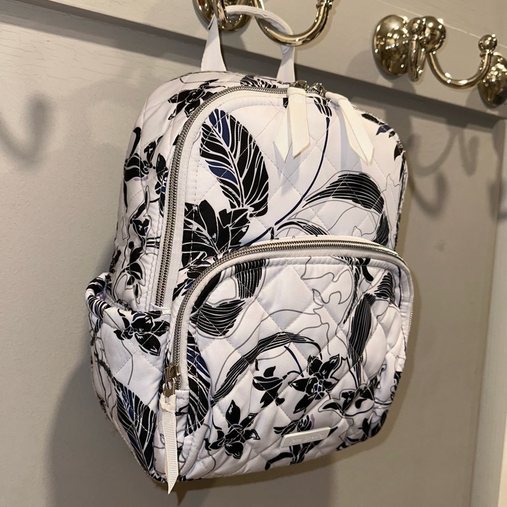 Vera Bradley Twilight Garden Small Backpack in Performance Twill - Picture 8 of 9